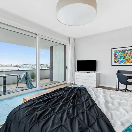 דירה Ocean Lodge- Meerblick, Terrasse, Balkon, Kaminofen