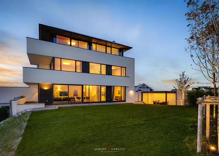 Ocean Lodge- Meerblick, Terrasse, Balkon, Kaminofen * Olpenitz