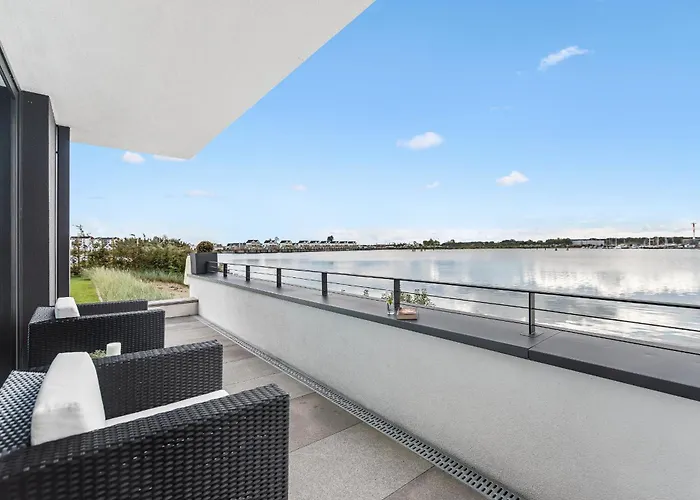 Ocean Lodge- Meerblick, Terrasse, Balkon, Kaminofen